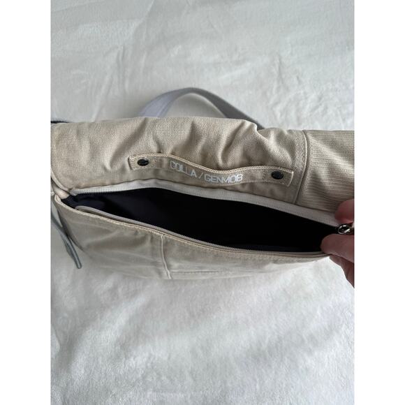 Golla GenMob ipad Messenger Bag Crossbody Beige Adjustable‎ Pockets Canvas - Picture 13 of 16